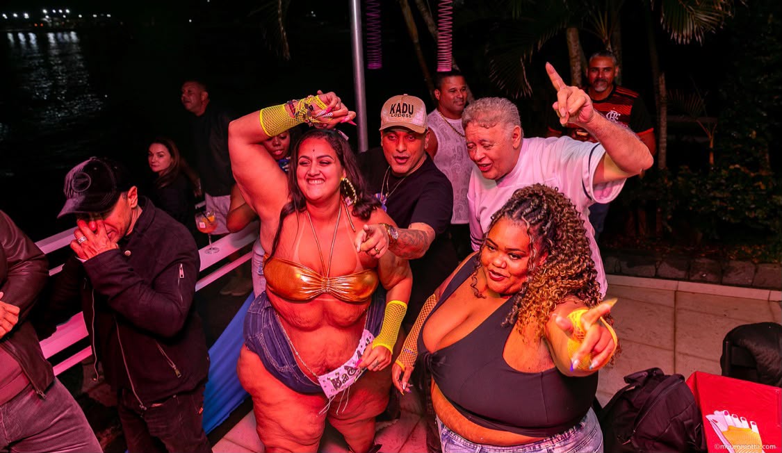 A influenciadora digital Jayla Lenoar, Kadu Lopes, DJ Marlboro e a Influencer Lau Furacão