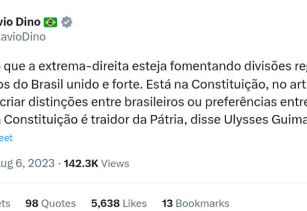Flávio Dino repudia Zema, Fala de Zema pode levar ao impeachment afirmam juristas