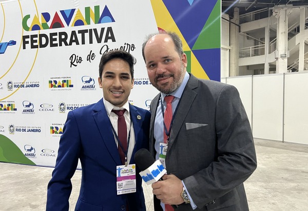Jovem liderança de Cabo Frio, Leandro Lucas, participa da caravana federativa com objetivo de captar serviços e melhorias para a região