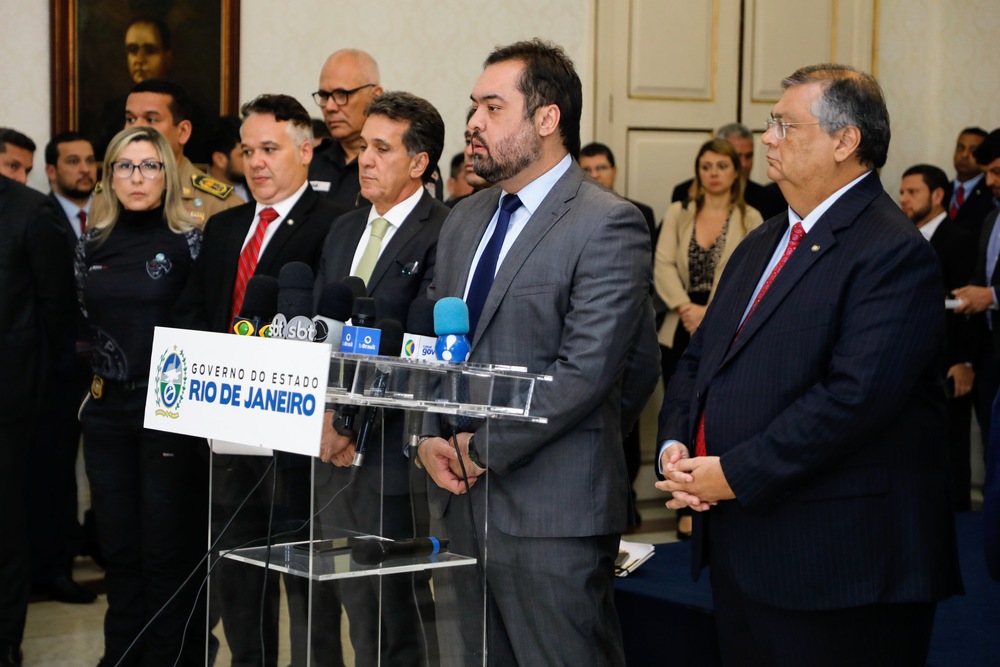 Cláudio Castro define estratégias para a segurança pública com apoio do Governo Federal