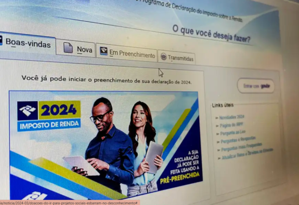 Doações do IR para projetos sociais esbarram no desconhecimento