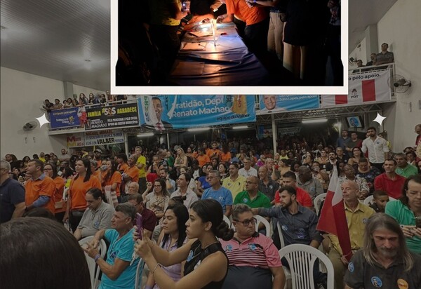 NADA SEGUROU: Valber Marcelo lança pré-candidatura à Prefeitura de Tanguá depois de uma hora de apagão e batida de fiscais do TRE