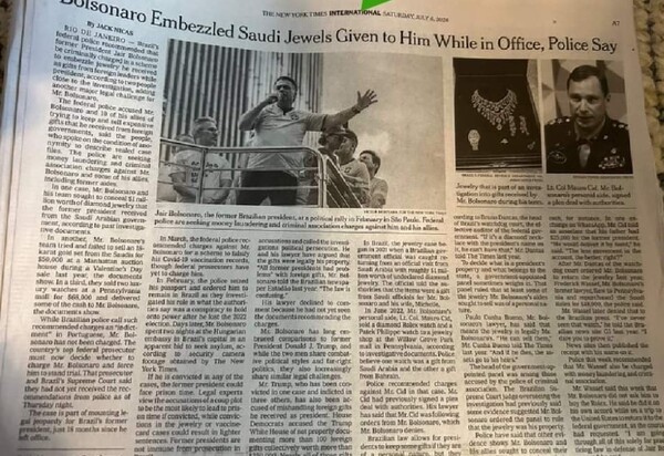 MICO INTERNACIONAL: Bolsonaro pode enfrentar até 12 anos de prisão por fraude em cartão de vacina, afirmam especialistas 