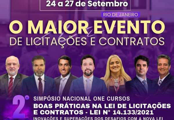 Simpósio Nacional One Cursos: O Farol das Boas Práticas na Nova Lei de Licitações