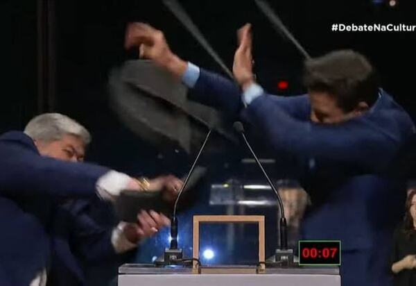 Datena reage a provocações e expulsa Marçal de debate; Candidatura de Marçal deve ser cassada
