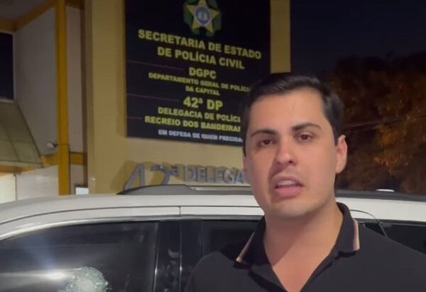 Candidato a vereador Italo Koster sofre atentado na Zona Oeste do Rio: 'Se meu carro não fosse blindado, eu estaria morto'