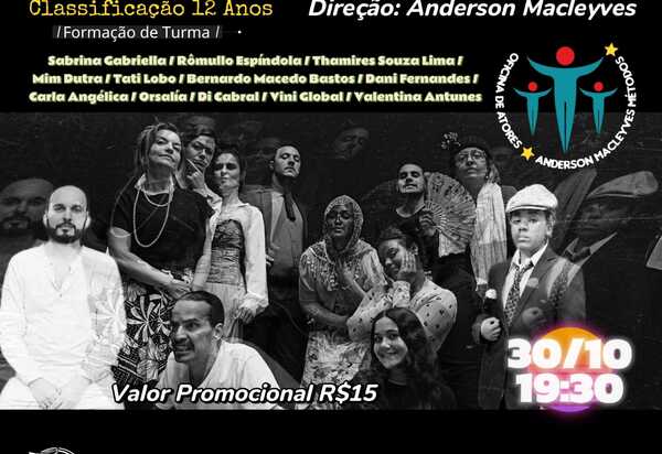 Espetáculo: Outras Histórias e O Teatro do Absurdo no Teatro Átila Costa em São Pedro da Aldeia dia 30/10