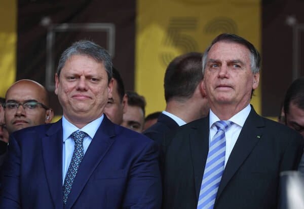 Vai ter racha no Bolsonarismo, aliados de Tarcísio prontos para lançar candidatura segundo reportagem da Veja