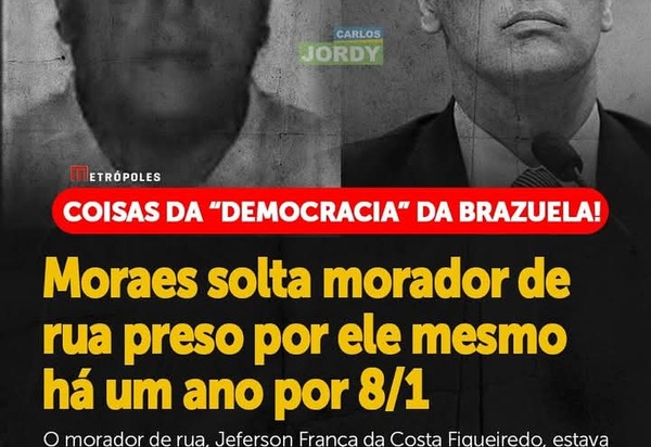 Justiça cega ou míope? O caso do morador de rua, preso injustamente após atos de 8 de janeiro em Brasília