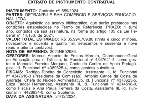 Detran-RJ Investe R$ 35,9 Milhões em Material Didático para Educação no Trânsito
