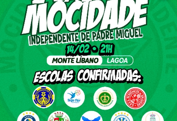 Mocidade Independente de Padre Miguel promove Baile de Carnaval no Monte Líbano
