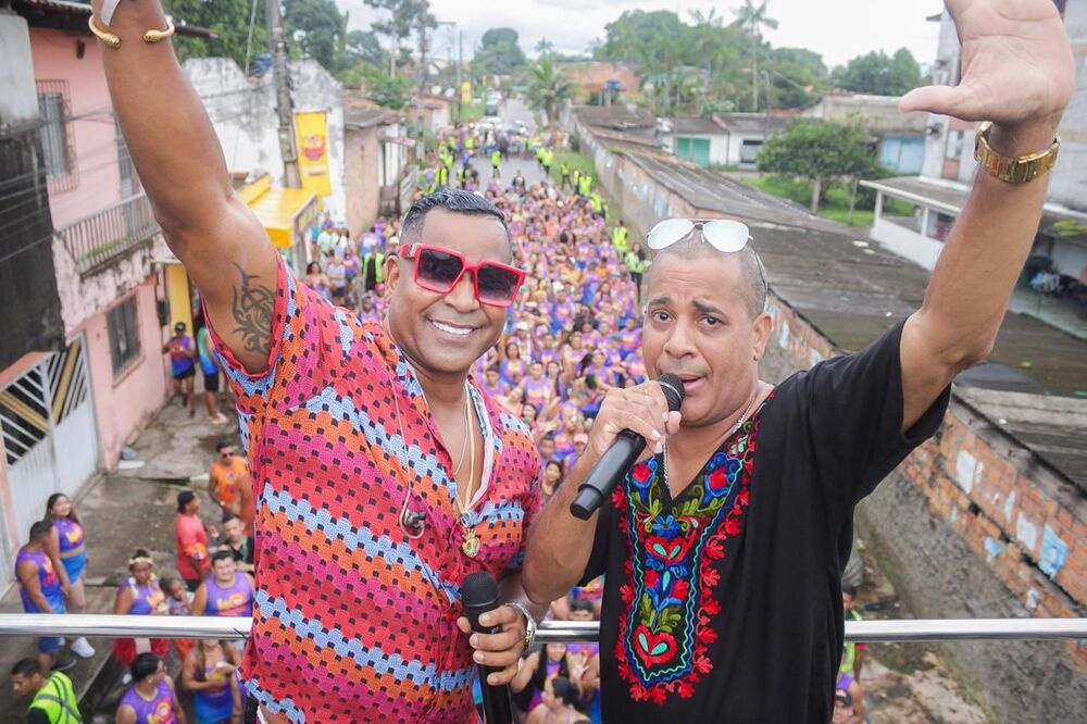 O artista  baiano de Camaçari mostrou estar super preparado  e cumpriu a maratona do carnaval.