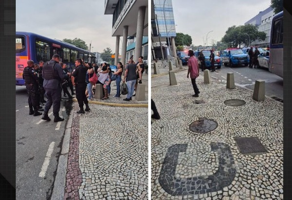 Homem sequestra ônibus na Avenida Brasil e é preso no Centro do Rio