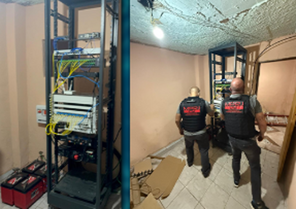 MPRJ estoura central clandestina de internet operada pelo tráfico em Teresópolis