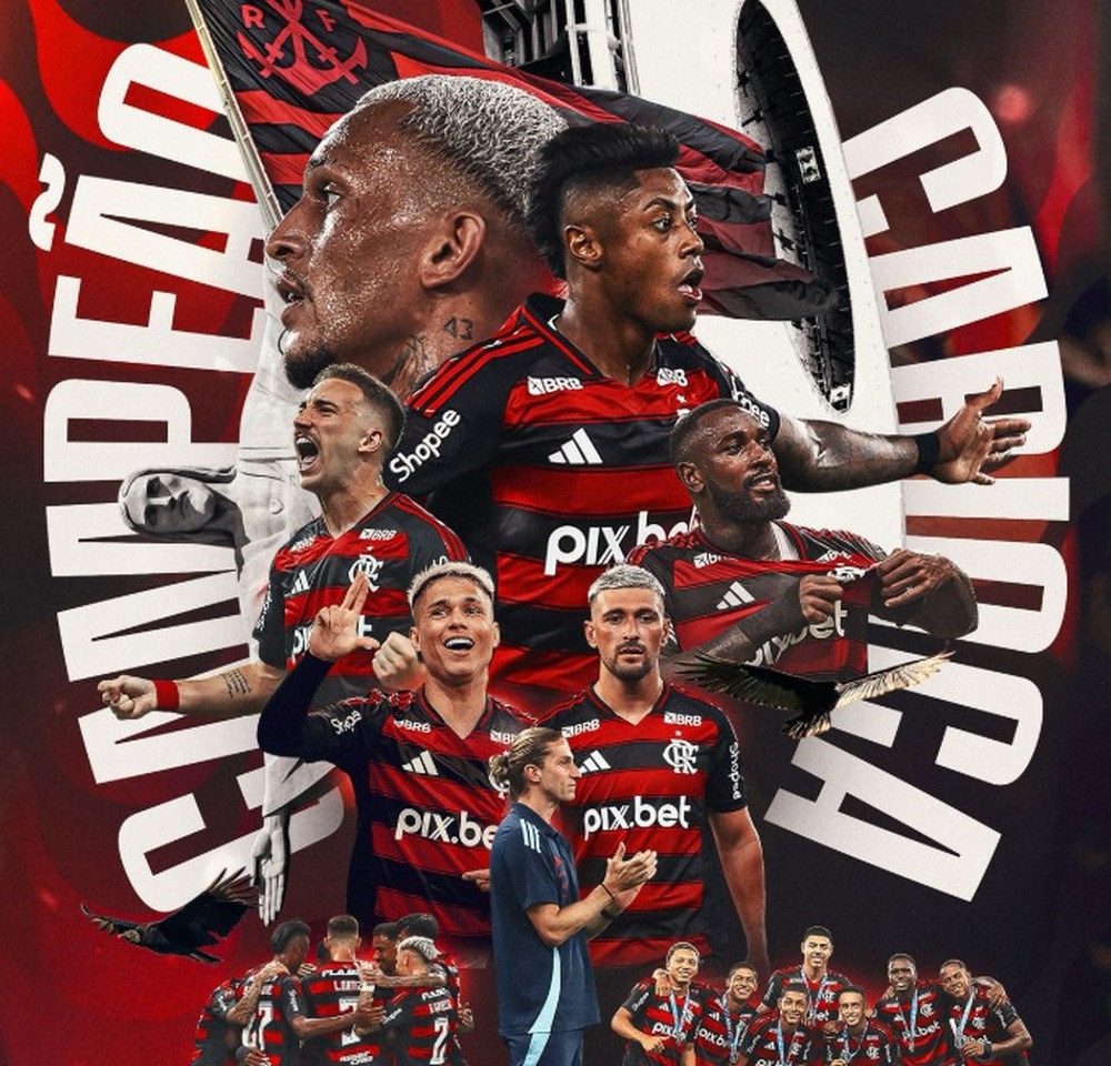 É campeão! Flamengo fica no empate com o Flu e conquista o 39º título carioca