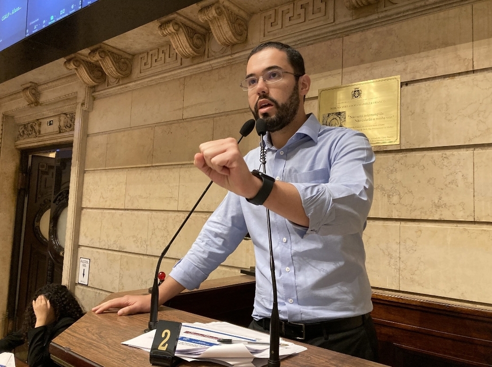 Vereador Pedro Duarte diz que poderá questionar judicialmente projeto que regulamenta plataformas de aluguel, caso ele seja aprovado na Câmara