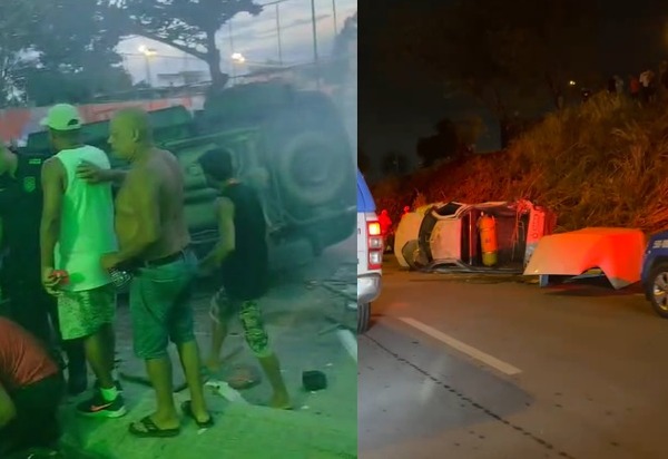 Dois graves acidentes deixam feridos em São Gonçalo