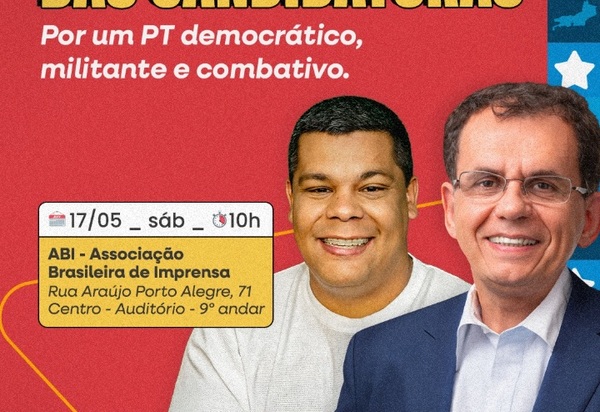 Reimont e Leonel de Esquerda Lançam Candidaturas à Presidência do PT no Rio