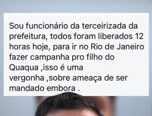 MP investigará denúncia de que servidores de Maricá foram forçados por Quaquá a participar de evento do PT no Circo Voador, paralizando serviços públicos