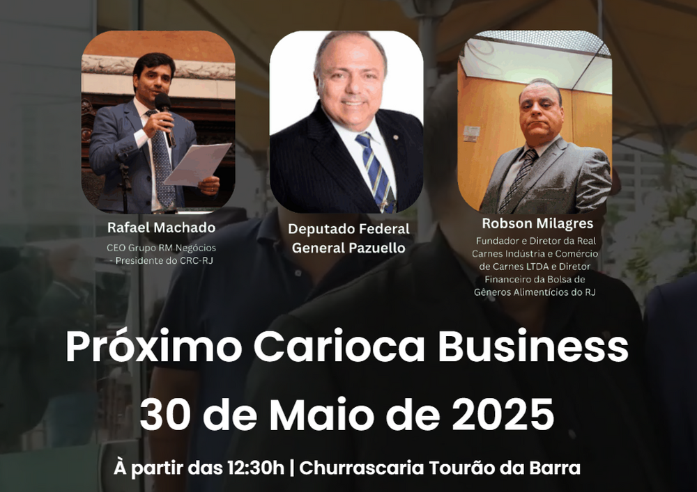 Carioca Business: Evento de Networking Empresarial Homenageia Lideranças do Desenvolvimento Econômico do Rio