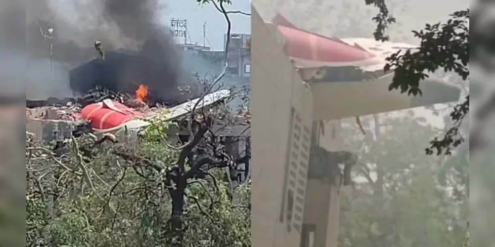 Tragédia aérea na Índia: avião da Air India com 242 pessoas cai após decolagem e deixa mais de 100 mortos