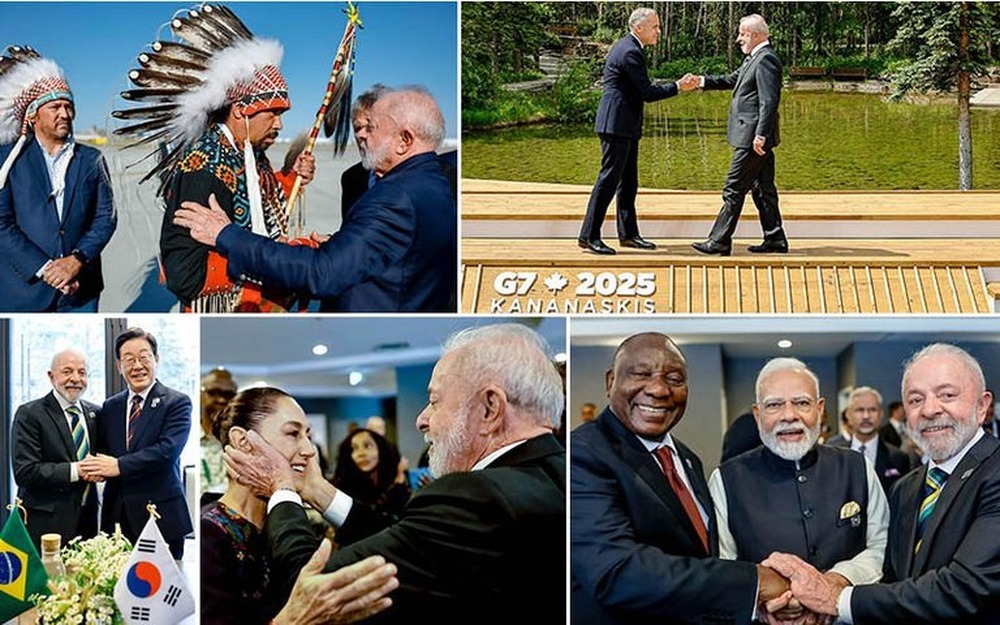 Lula critica no G7 gastos militares de US 2,7 tri, vácuo de liderança global e pede diálogo pela paz