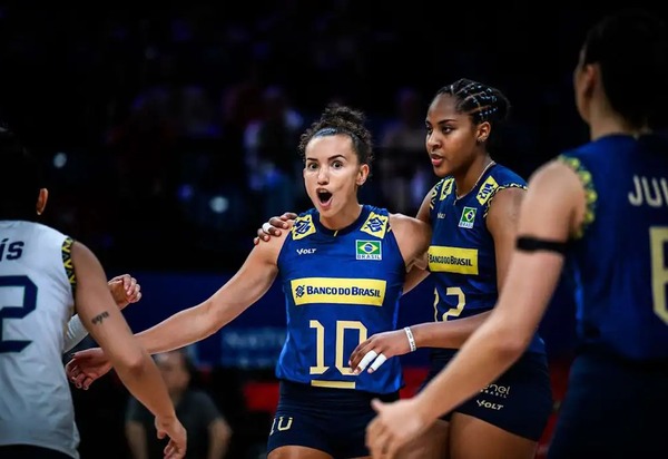 Ana Cristina lidera vitória brasileira pela Liga das Nações de vôlei
