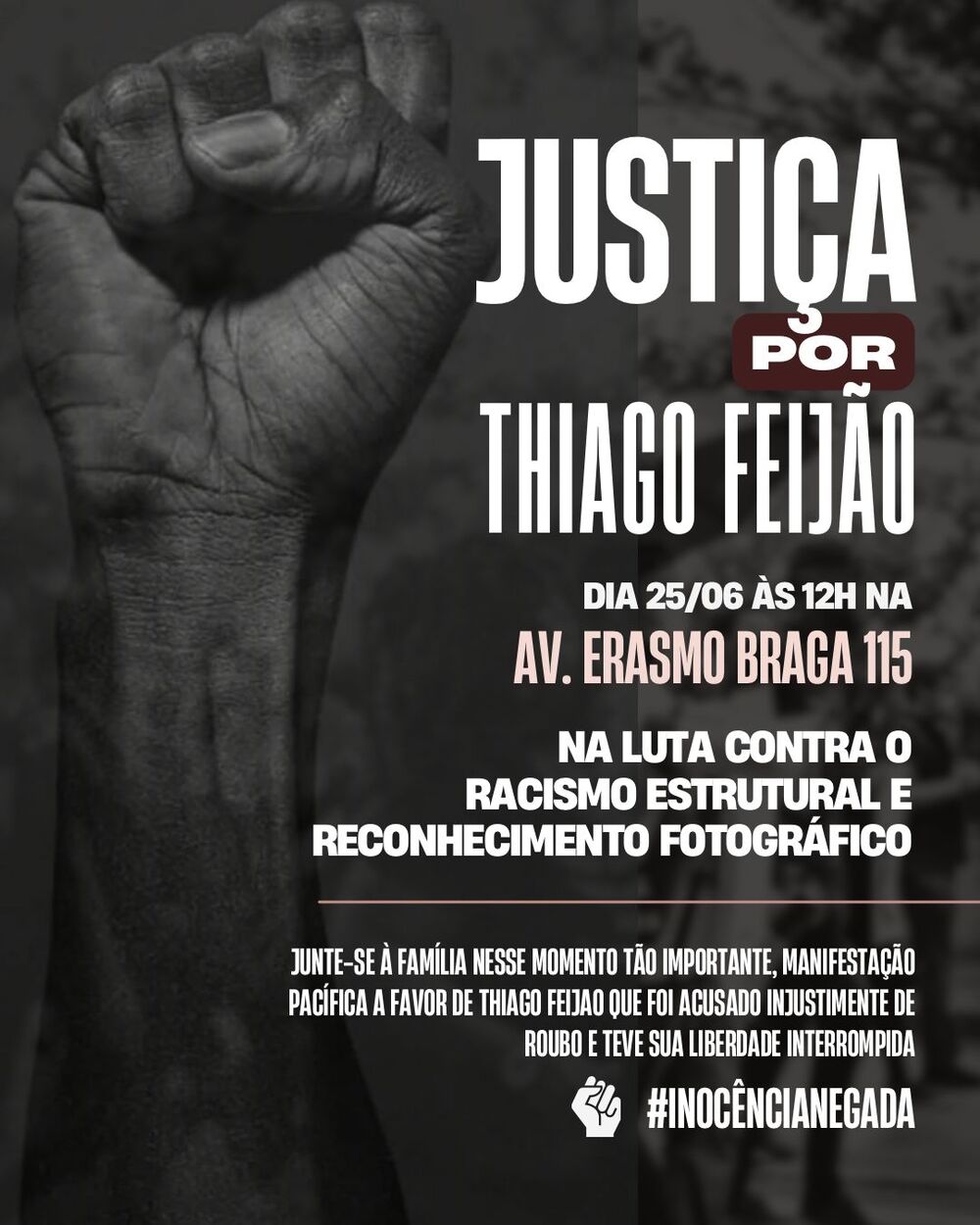 Quando o Racismo Estrutural Condena: Caso de Thiago Rodrigues Feijão