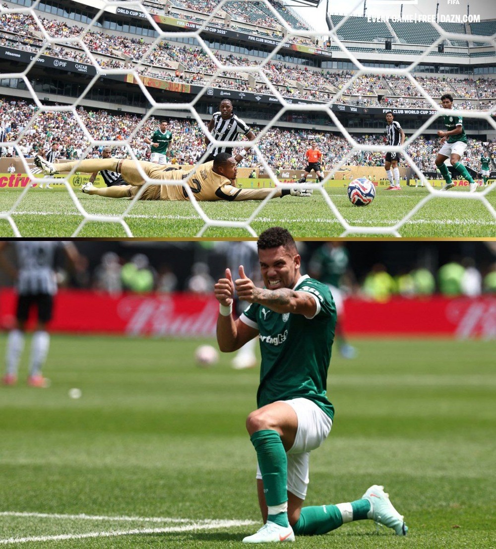 Palmeiras derrota o Botafogo e se classifica para as quartas de final na Copa do Mundo de Clubes