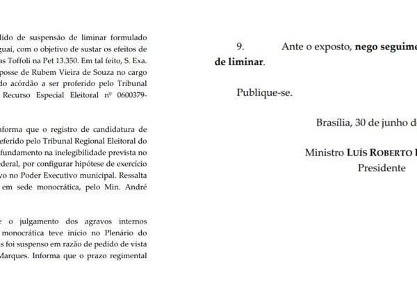Barroso mantém Rubão na Prefeitura e confirma soberania popular