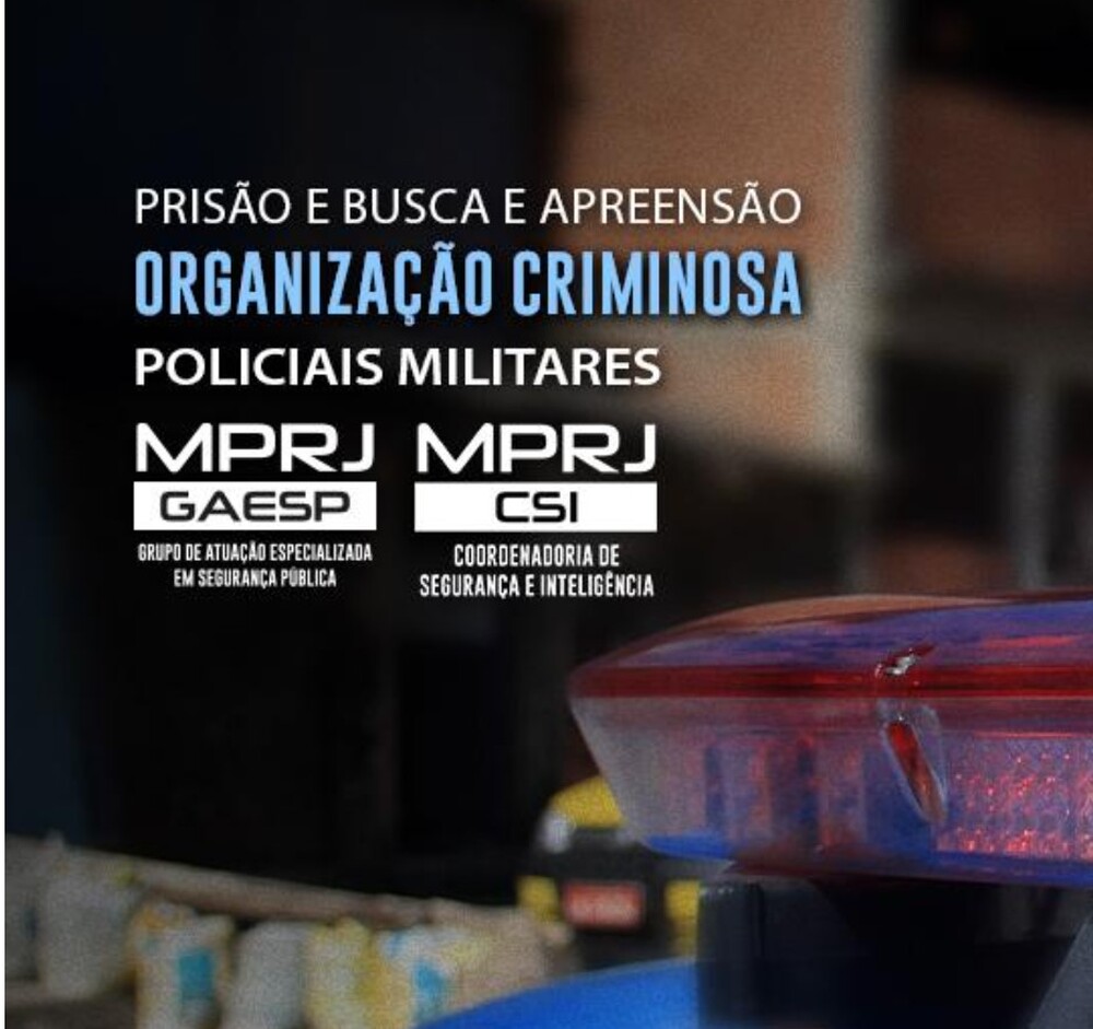 MPRJ cumpre mandados contra 11 PMs que atuavam como seguranças privados durante o expediente