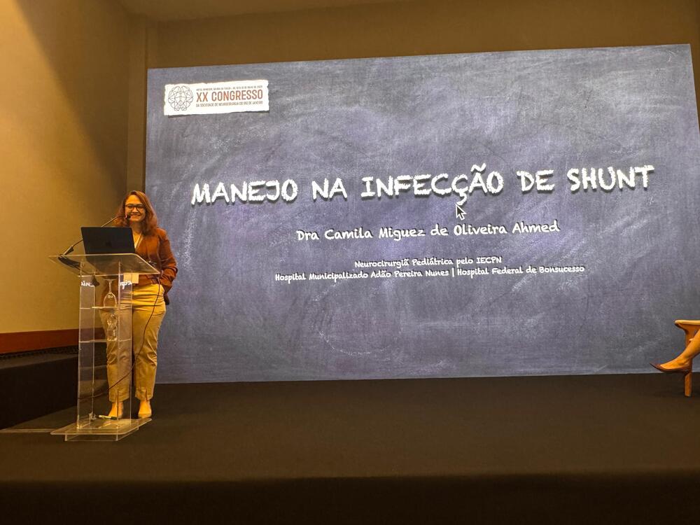 Neurocirurgiã pediátrica participa do 20° Congresso da Sociedade de Neurocirurgia do Rio de Janeiro