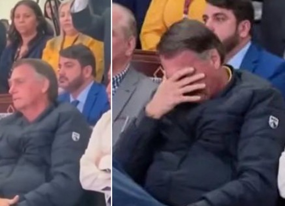 Bolsonaro cai no choro em culto após decisão de Moraes que rejeitou prisão