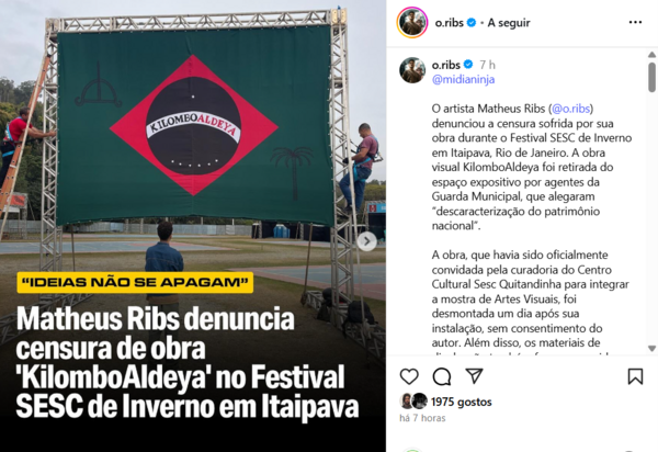 Polêmica artística expõe tensão entre liberdade de expressão e símbolos nacionais em Petrópolis