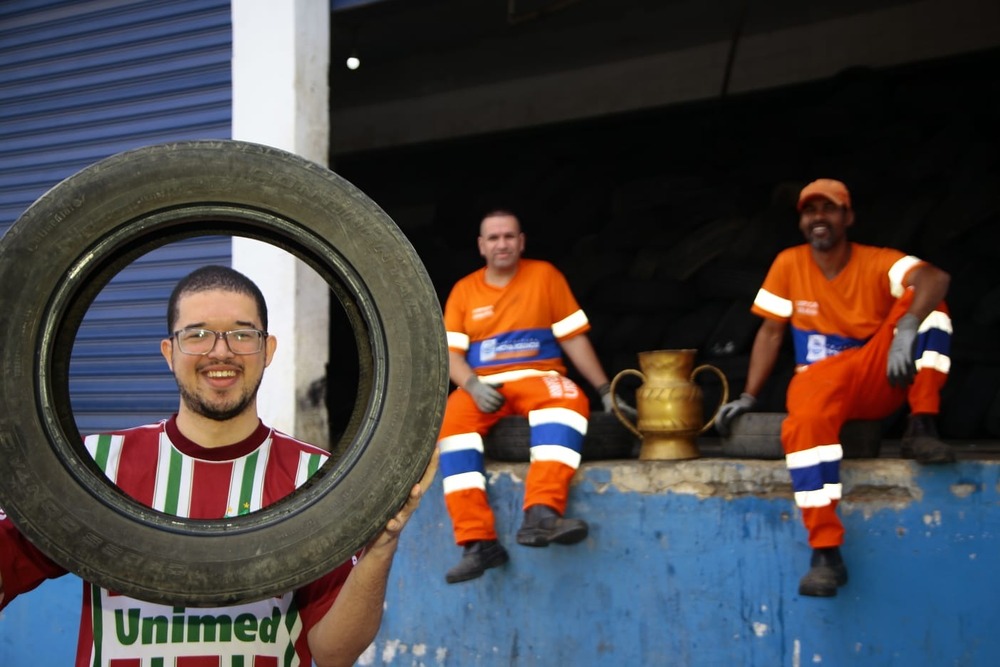 Ecoponto Municipal de Nova Iguaçu já recolheu mais de 22 mil pneus para reciclagem em 2025