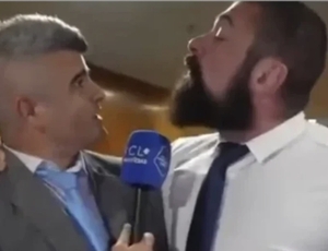 GUGA É AGREDIDO: Bolsonarista Paulo Bilynsky segurou jornalista pelo pescço