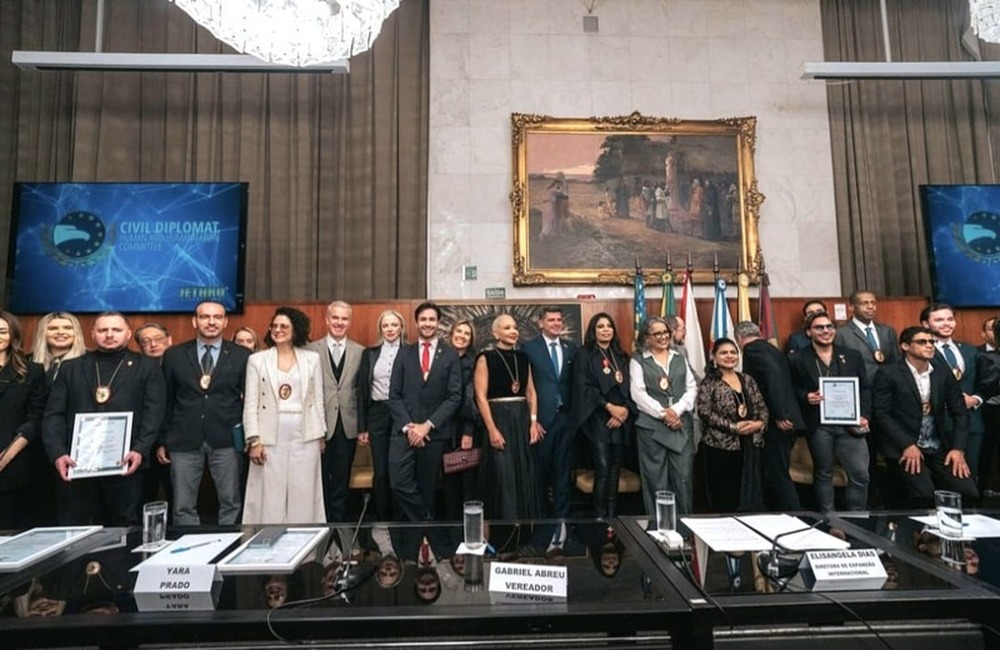 Jethro Internacional realiza ato solene de condecoração de novos diplomatas civis e outorga Prêmio Medalha Martin Luther King na Câmara Municipal de São Paulo
