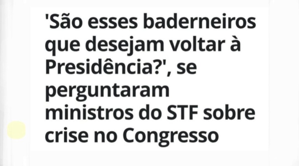 STF manda recado à oposição escancarando lado político