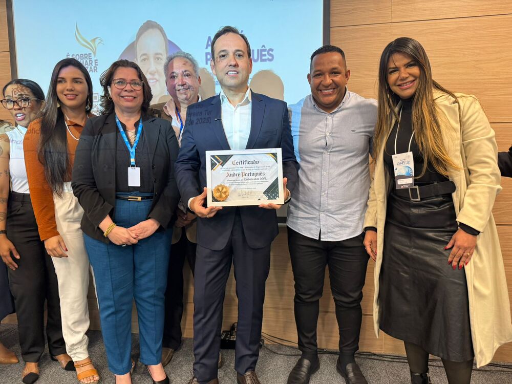 André Português recebe Título de Embaixador da ANB em evento na Zona Norte do Rio