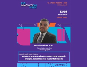 Engenheiro Francisco Victer vai ministrar palestra no Rio Innovation Week