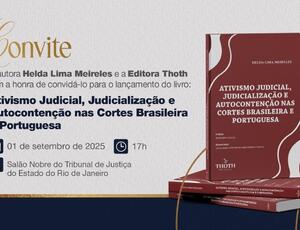 Lançamento de livro discute ativismo judicial no Brasil e em Portugal