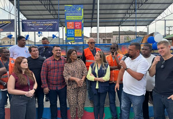 Subprefeita dos Grandes Complexos, Marlí Peçanha e Comlurb inauguram Ecoponto com arte no Complexo da Penha