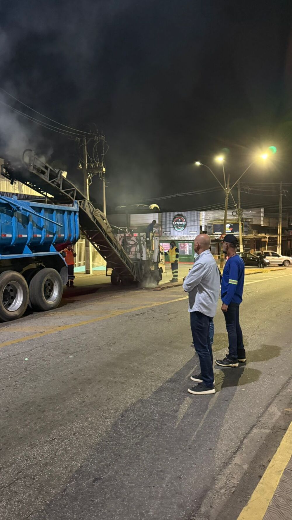 Tande Vieira acompanha início do Programa Asfalto Presente em Resende