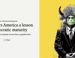 É uma lição da democracia: o julgamento de Bolsonaro, diz a revista The Economist