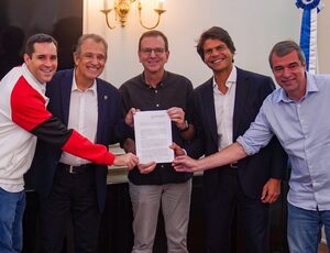 Estádio do Flamengo sai do papel com termo de compromisso assinado pela prefeitura