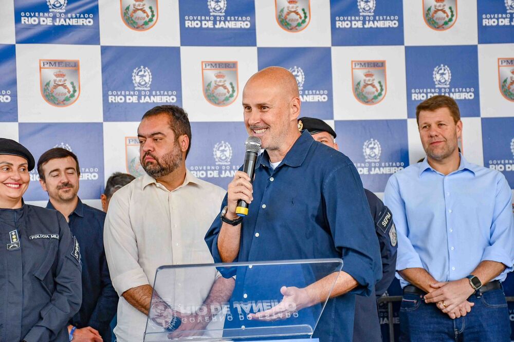 Prefeito Tande Vieira recebe governador Cláudio Castro em Resende para entrega de novas viaturas semiblindadas