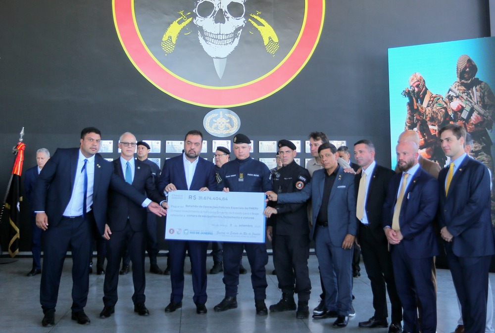 Castro anuncia investimento histórico de R$ 31,6 milhões para o Bope