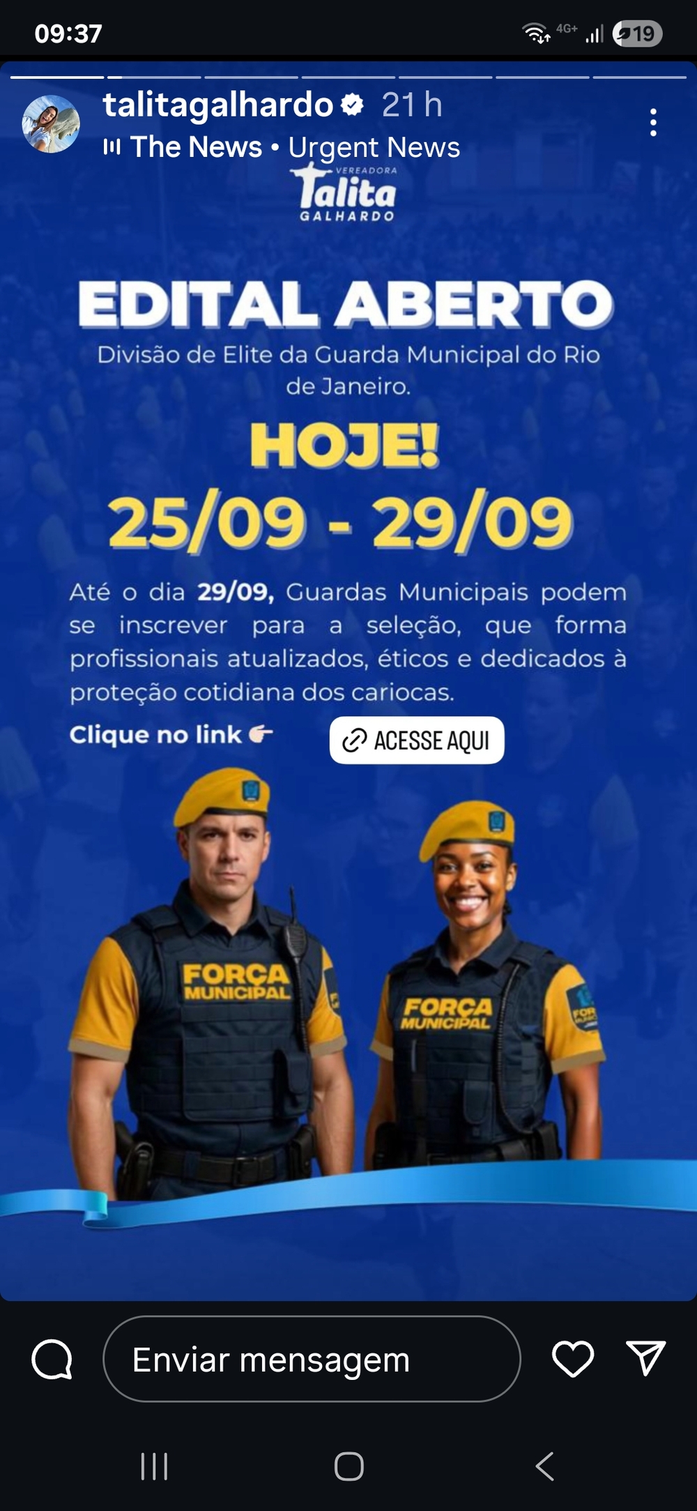 Concurso Prefeitura do Rio: saiu edital para gestor de segurança. R$19.435!