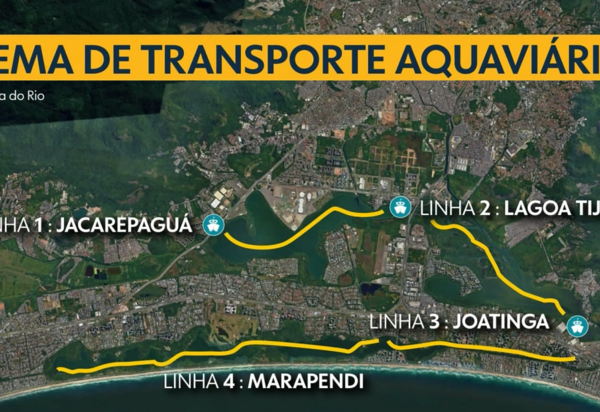 Investimento de R$ 101 milhões cria primeira rede aquaviária da Zona Sudoeste carioca   Sistema aquaviário com capacidade para 85 mil passageiros diários transformará Barra e Recreio