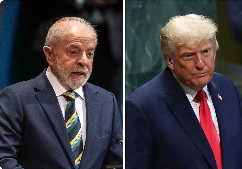 Em conversa por video, Lula pede a Trump retirada da sobretaxa de 40% sobre produtos brasileiros